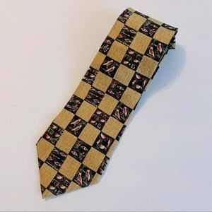 MOMA Men’s Collector Silk Necktie Hieroglyphic Squares